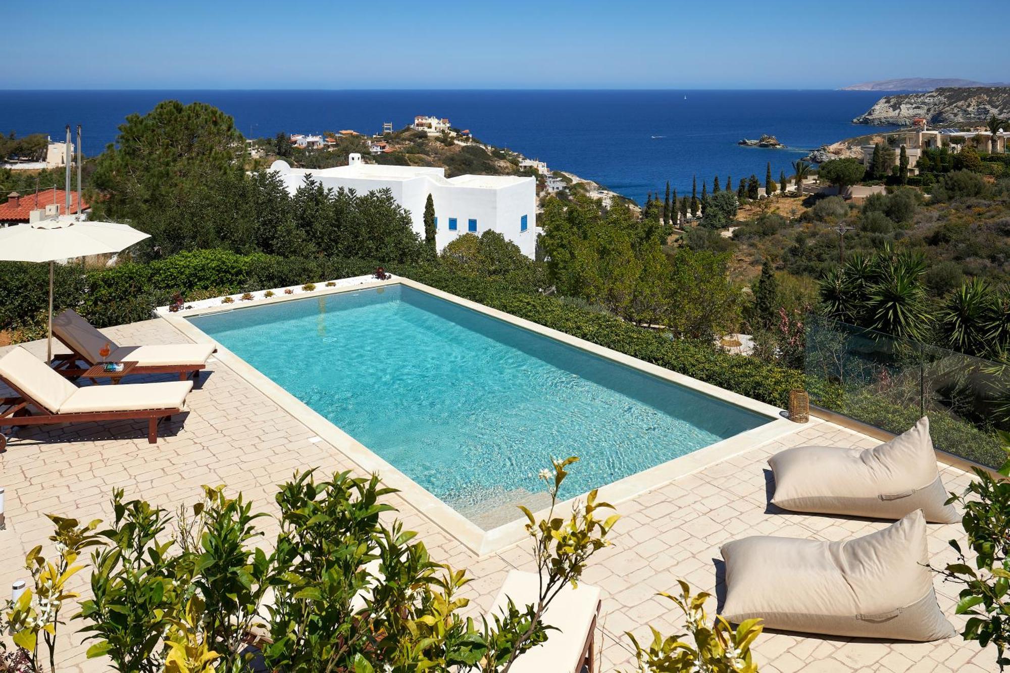 Spacious Villa With Private Eco-Pool And Panoramic Sea View อาเยีย เปลาเยีย ภายนอก รูปภาพ