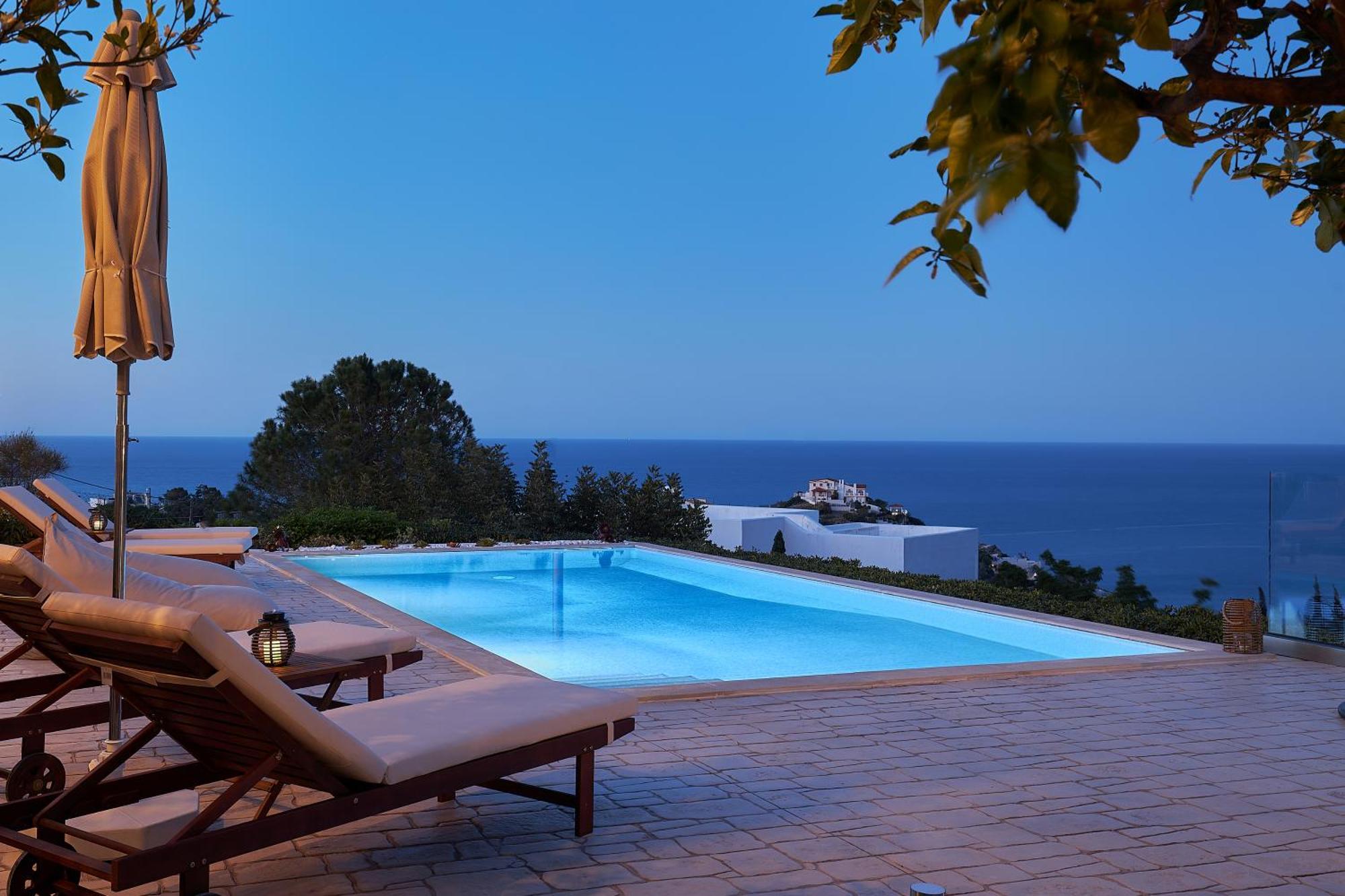Spacious Villa With Private Eco-Pool And Panoramic Sea View อาเยีย เปลาเยีย ภายนอก รูปภาพ